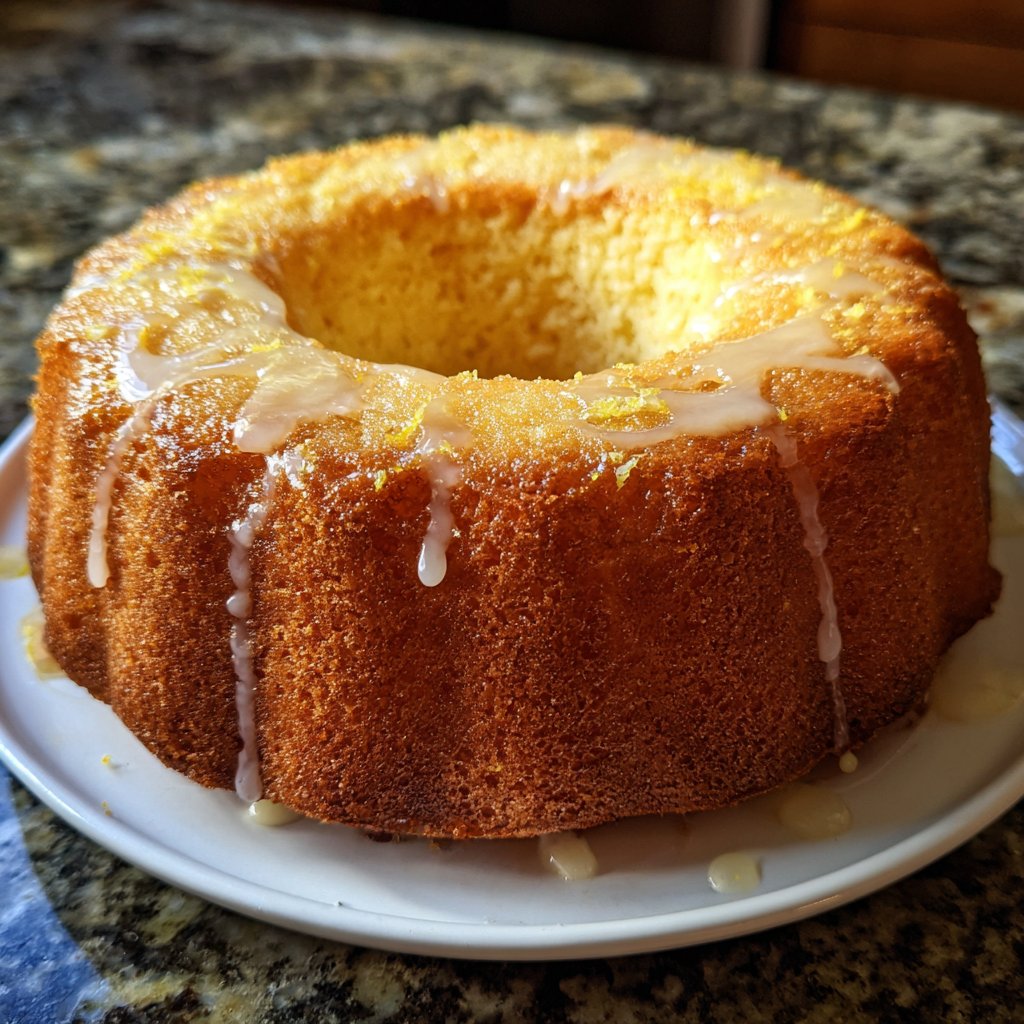 Zitronenkuchen mit Frischkäse