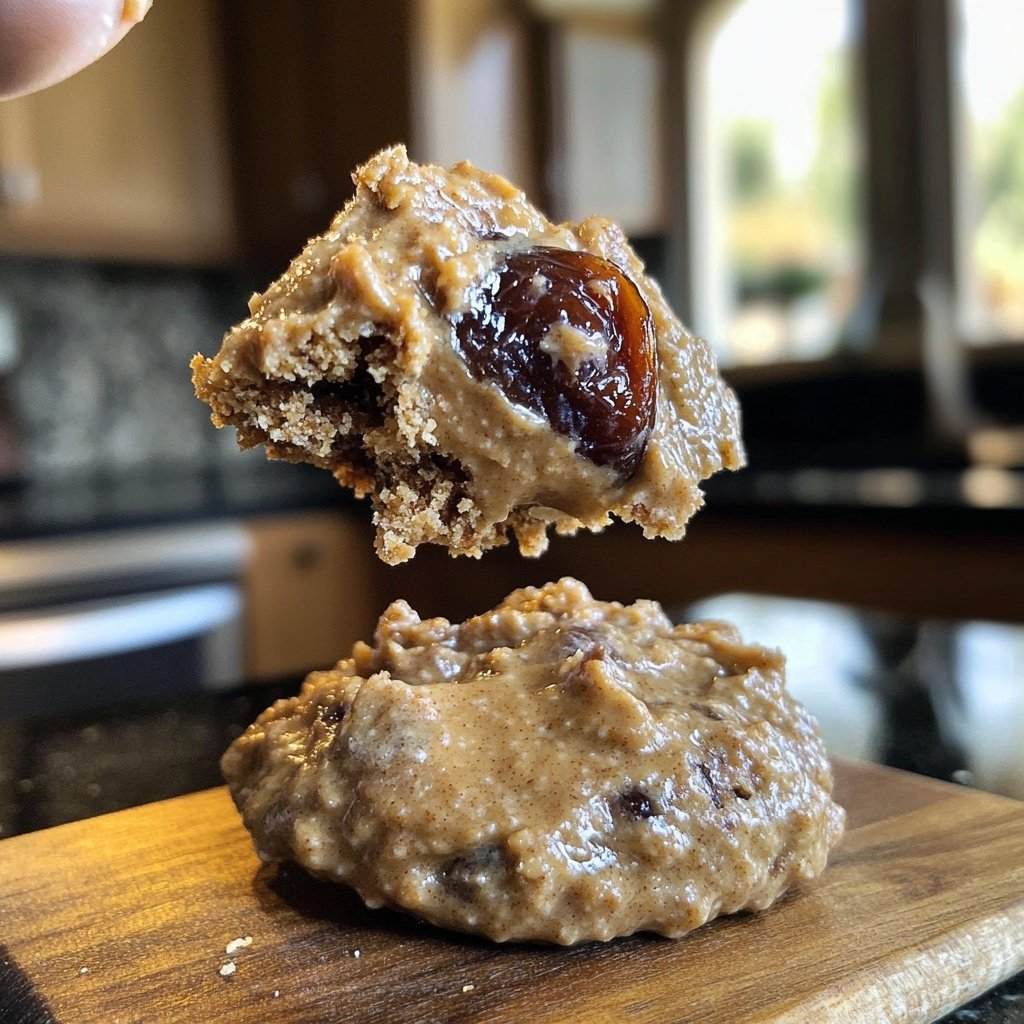 Gesunde Kekse mit Datteln & Erdnussbutter