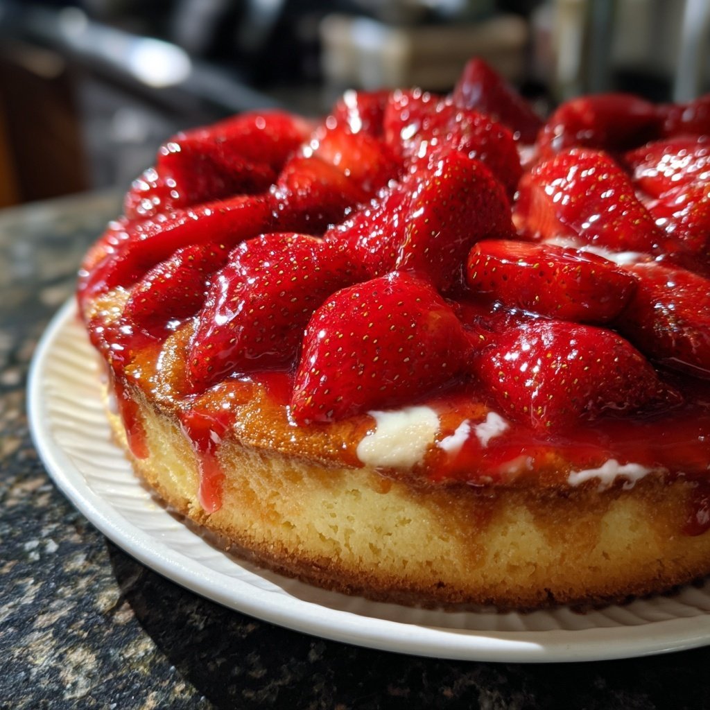 Erdbeerkuchen Vom Blech